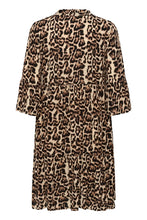 Load image into Gallery viewer, KAFFE Ellen Leopard print dress
