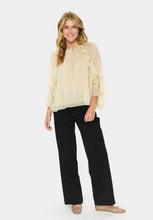 Load image into Gallery viewer, Saint Tropez Mavis Ruffle Blouse
