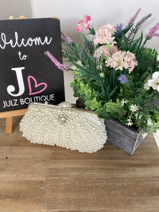 Pearl & Diamanté Bag