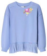 Load image into Gallery viewer, JoeBrowns Elodie Embroidered Woven Hem Sweatshirt
