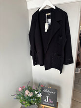 Load image into Gallery viewer, Malissa J - Studded Knitted Blazer
