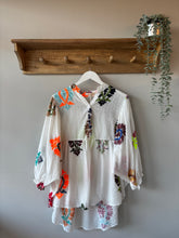 Load image into Gallery viewer, Malissa J Bardot Embroidered Smock Top
