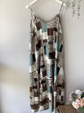 Load image into Gallery viewer, Patchwork Design Tiered Sun Dress
