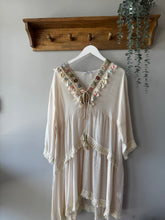 Load image into Gallery viewer, Boho Embellished PomPom Tunic Dress
