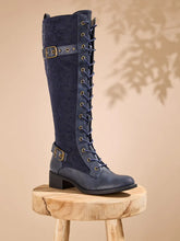 Load image into Gallery viewer, Fairweather Lace Up Riding Knee High
