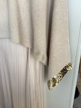 Load image into Gallery viewer, Sequin Cuff Knit &amp; Pleat  Dress
