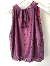 Load image into Gallery viewer, Dotted Sleeveless Bubble Hem Top
