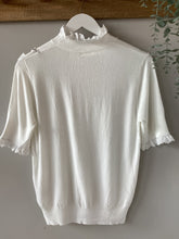 Load image into Gallery viewer, Frill Collar Short Sleeve Jumper
