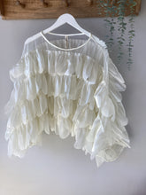 Load image into Gallery viewer, Ruffle Petal Sheer Blouse
