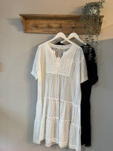 Load image into Gallery viewer, Malissa J - Tiered Broderie Anglaise Knee Length Dress
