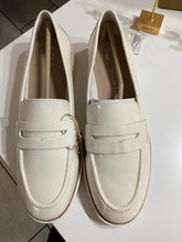 Load image into Gallery viewer, Marco Tozzi Cream Patent Loafer
