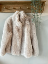 Load image into Gallery viewer, NOEN Cream Faux Fur Jacket
