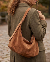 Load image into Gallery viewer, Elie Beaumont Suede Slouch Bag
