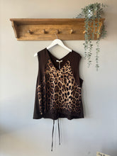 Load image into Gallery viewer, Malissa J - Drawstring Leopard Vest
