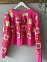 Load image into Gallery viewer, Jayley Hand Crochet Floral Cardigan
