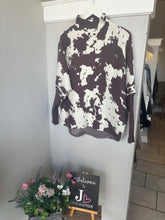 Load image into Gallery viewer, Cow Print High Neck Jumper
