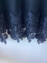 Load image into Gallery viewer, Malissa J Lace Panel Knit Hoodie
