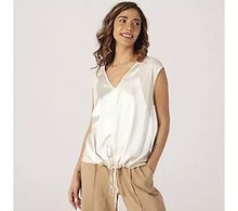 Load image into Gallery viewer, Malissa J - Silky Drawstring Vest
