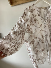 Load image into Gallery viewer, Malissa J Latte Ruffle Blouse
