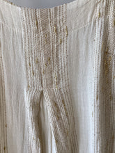 Load image into Gallery viewer, Cream Crinkle Gold Fleck Sun Dress
