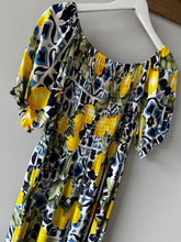 Load image into Gallery viewer, Lemon Shirred Dress
