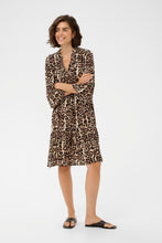 Load image into Gallery viewer, KAFFE Ellen Leopard print dress
