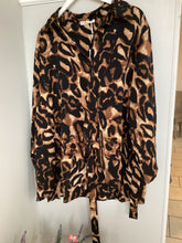 Load image into Gallery viewer, Malissa J Leopard Print Side Tie Blouse
