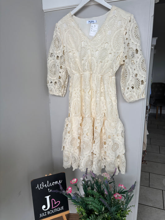 Lace Tiered Dress