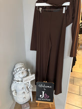 Load image into Gallery viewer, Chocolate Cowl Neck Suit
