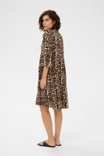 Load image into Gallery viewer, KAFFE Ellen Leopard print dress
