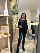 Load image into Gallery viewer, Malissa J Embellished Bardot Knit
