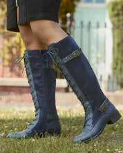 Load image into Gallery viewer, Fairweather Lace Up Riding Knee High
