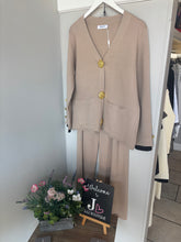 Load image into Gallery viewer, Large Button Cardigan Lounge Set
