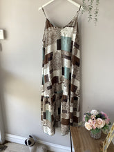 Load image into Gallery viewer, Patchwork Design Tiered Sun Dress
