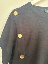 Load image into Gallery viewer, Sunday Top with Gold Button Detail
