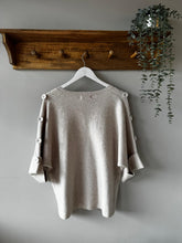 Load image into Gallery viewer, Malissa J - V-Neck Button Shoulder Knit
