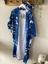 Load image into Gallery viewer, Elie Beaumont Serendipity Blue PalmCotton Kimono
