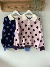 Load image into Gallery viewer, Dotty Long Sleeve Polo
