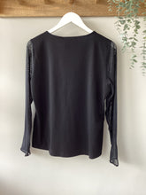 Load image into Gallery viewer, Malissa J Sparkle Sleeve Top
