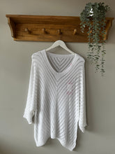 Load image into Gallery viewer, V-Neck Open Knit Sweater
