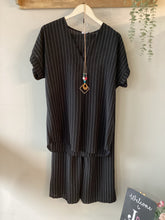 Load image into Gallery viewer, V Neck Pinstripe Suit
