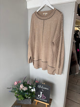 Load image into Gallery viewer, Malissa J - Studded Round Neck Jumper
