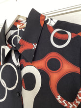 Load image into Gallery viewer, Malissa J Chain Print Shirt
