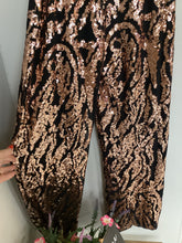 Load image into Gallery viewer, Malissa J Bronze Sequin Trousers
