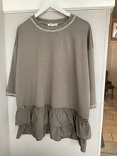 Load image into Gallery viewer, Malissa J Sparkle Ruffle Top
