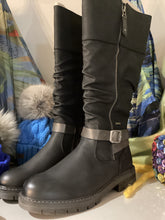 Load image into Gallery viewer, Lunar Margo Black Waterproof Long Boot
