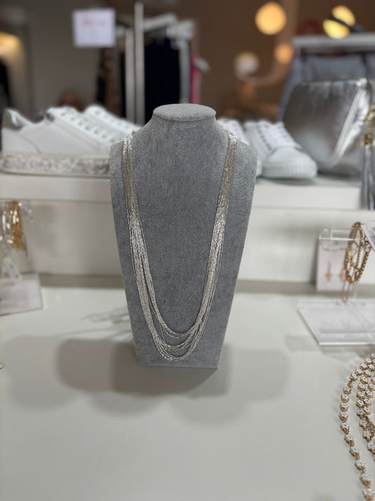 Envy - Multi-Strand Draped Chain Necklace