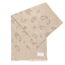 Load image into Gallery viewer, Ellie Beaumont Leopard Diamante Scarf
