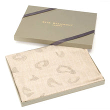 Load image into Gallery viewer, Ellie Beaumont Leopard Diamante Scarf
