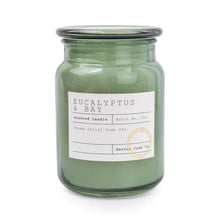 Load image into Gallery viewer, large Apothecary Lided Candle – Eucalyptus and Bay
